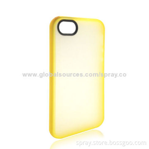 TPU Bumper with Frosted Cover Skin for iPhone 5, 5S, Different Colors Available